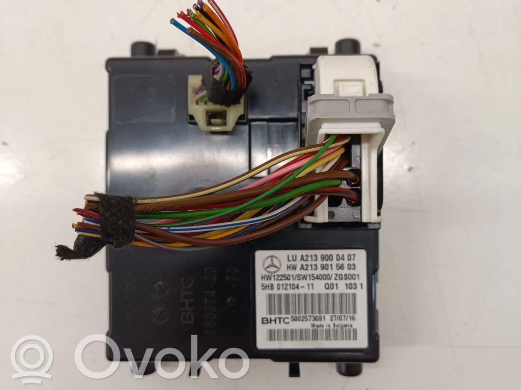 Mercedes-Benz E W213 Module de commande de siège 