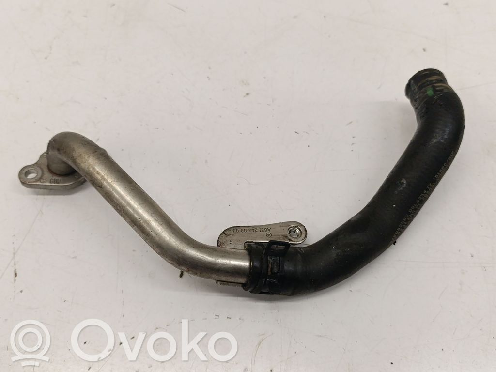 Mercedes-Benz GLA W156 X156 Przewód / Rura chłodnicy spalin EGR 