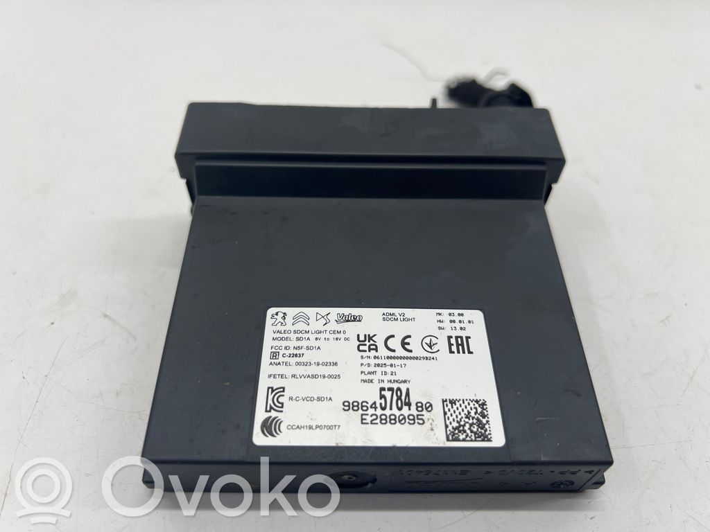 Opel Grandland X Module d'éclairage LCM 