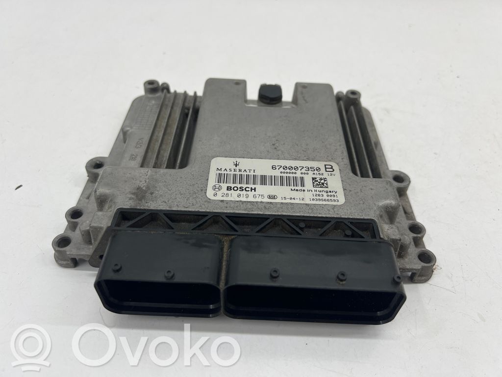 Maserati Ghibli Engine control unit/module 