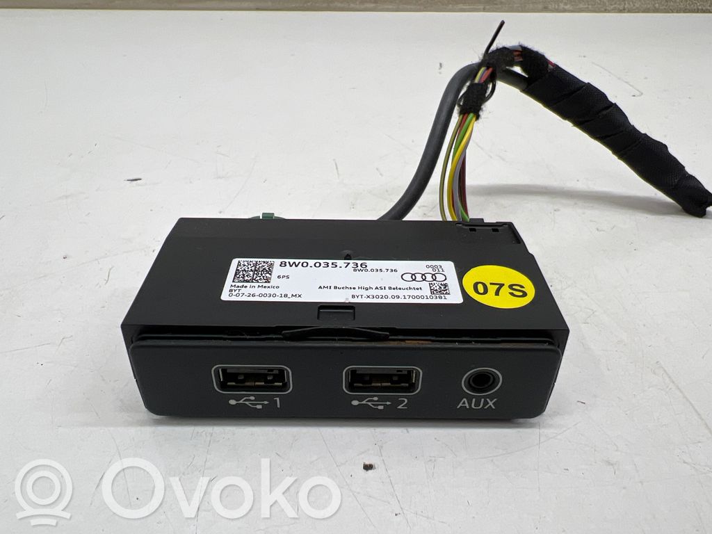 Audi Q5 SQ5 FY Enchufe conector USB 