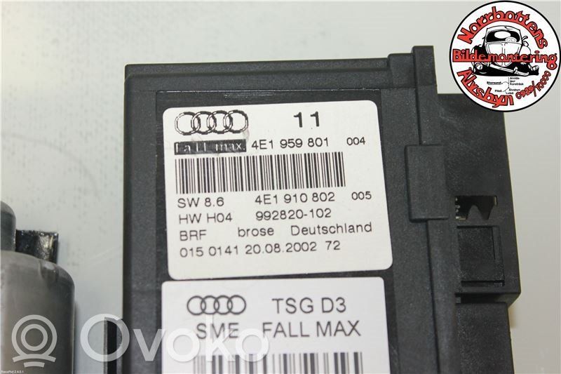 Silnik regulatora szyby drzwi przednich   4E1959801F,992820102,4E1959801