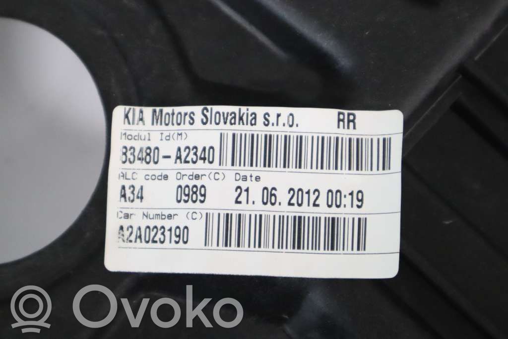 KIA Ceed Front window lifting mechanism without motor 