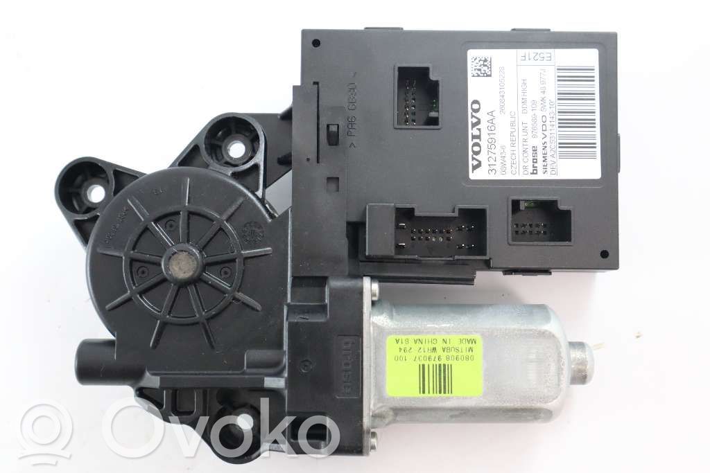 Volvo S40 Silnik regulatora szyby drzwi przednich 