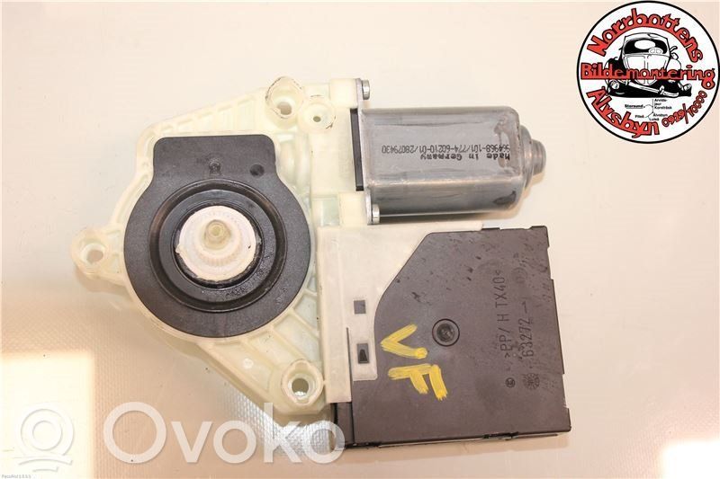 Volkswagen Golf VI Silnik regulatora szyby drzwi przednich 