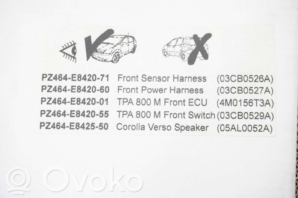 BMW 5 F10 F11 Pysäköintitutkan (PCD) ohjainlaite/moduuli 
