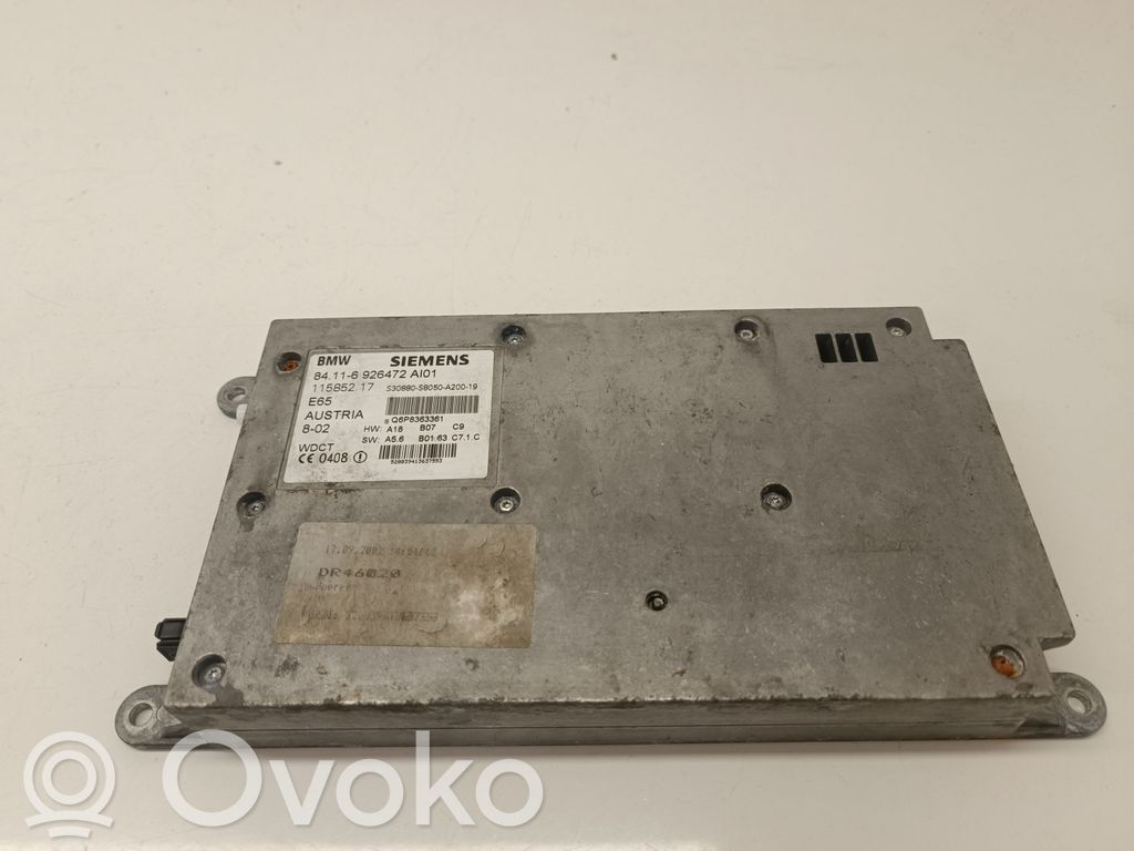 BMW 7 E65 E66 Telefono valdymo blokas 