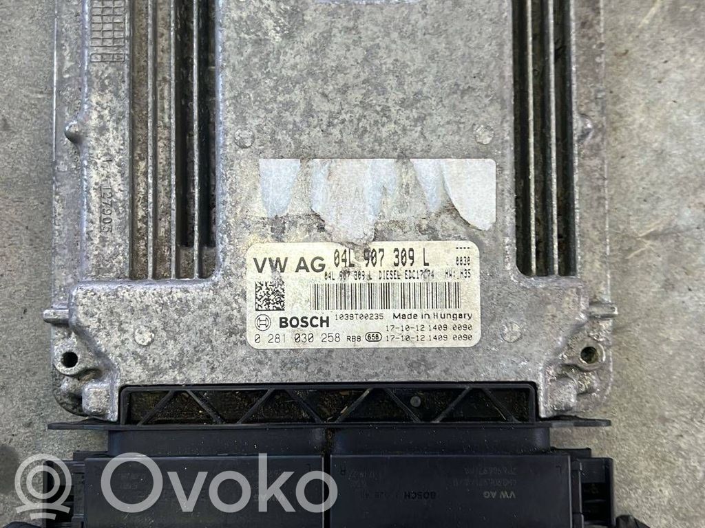 Engine control unit/module   04L907309L,0281030258