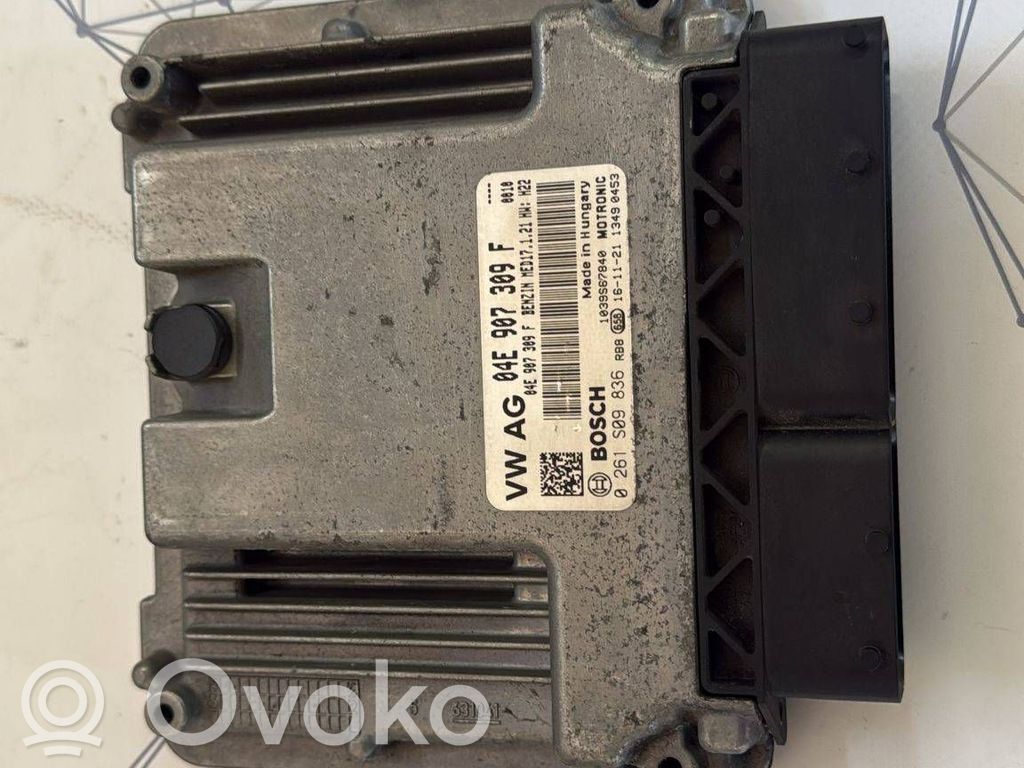 Engine control unit/module   04E907309F,0261S09836