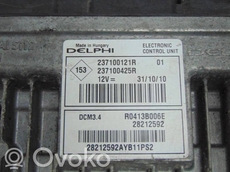 Renault Megane III Engine control unit/module 