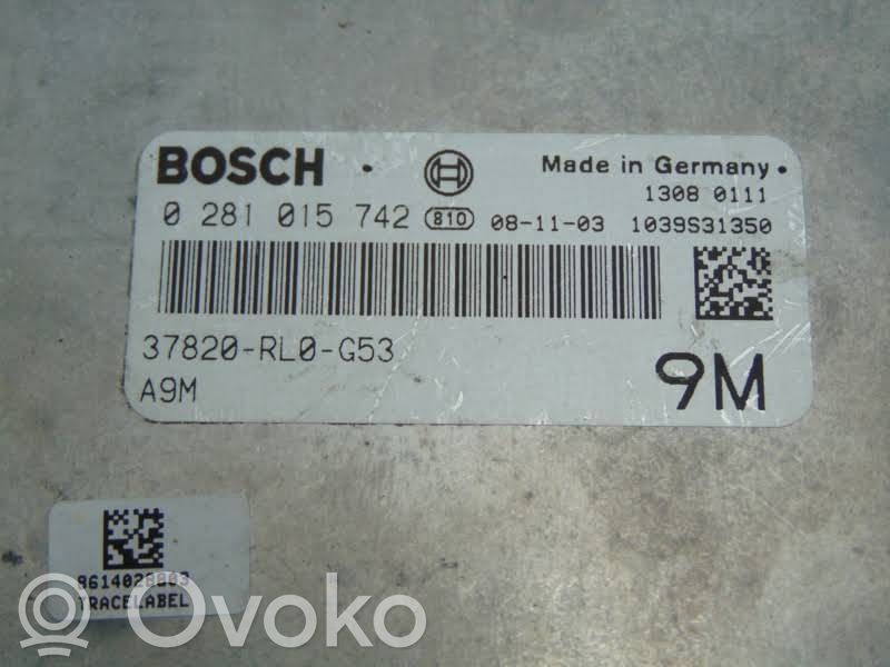 Honda Accord Engine control unit/module 