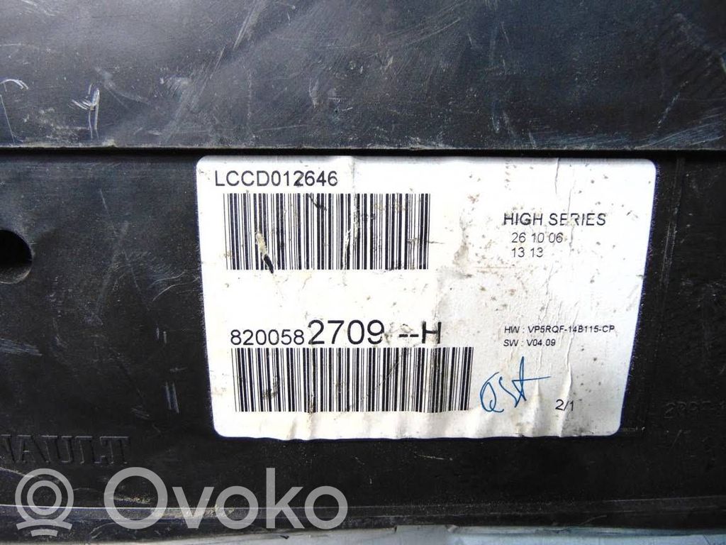 Renault Clio III Speedometer (instrument cluster) 