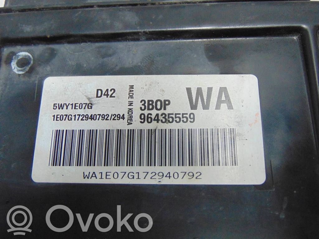 Chevrolet Aveo Engine control unit/module 