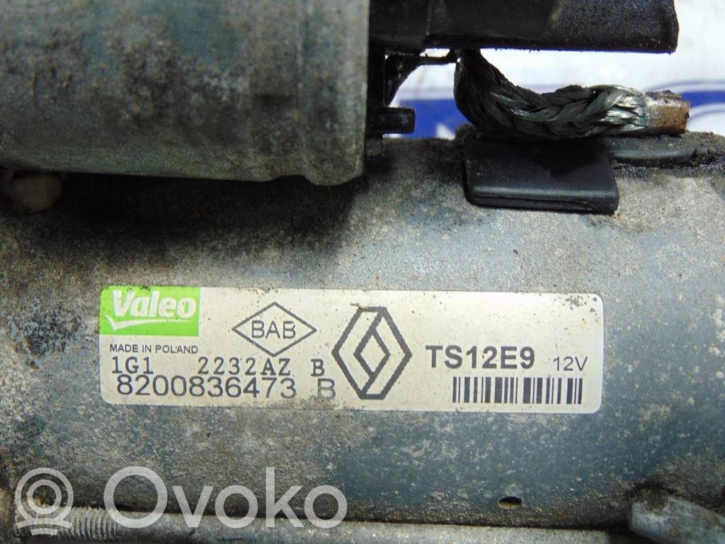 Renault Megane III Starter motor 