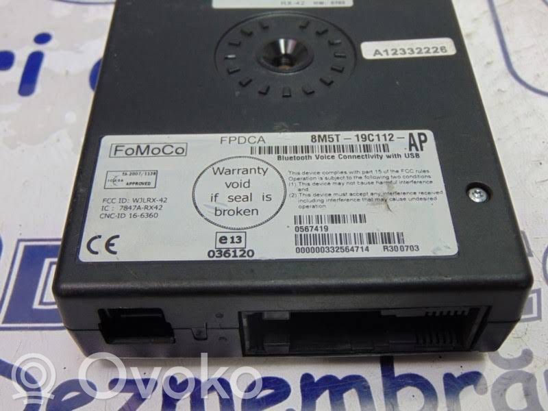 Ford Focus Bluetooth control unit module 