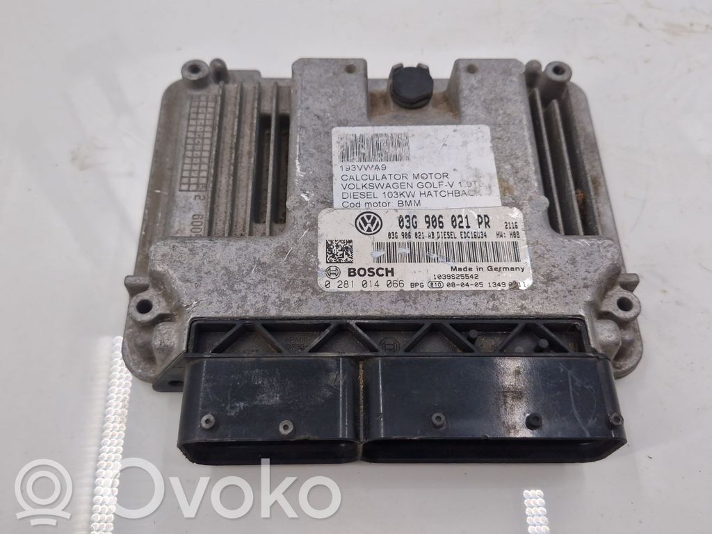 Volkswagen Golf V Engine control unit/module 