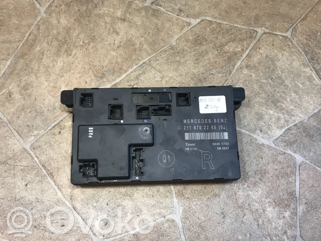 Mercedes-Benz E W211 Door control unit/module 