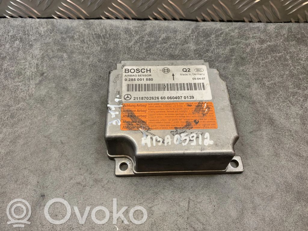 Mercedes-Benz E W211 Airbag control unit/module 