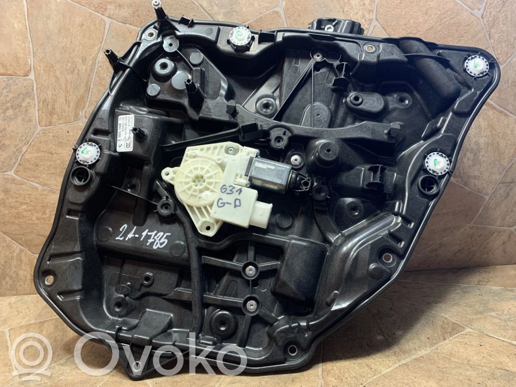 BMW 5 G30 G31 G38 Mechanizm podnoszenia szyby tylnej bez silnika 