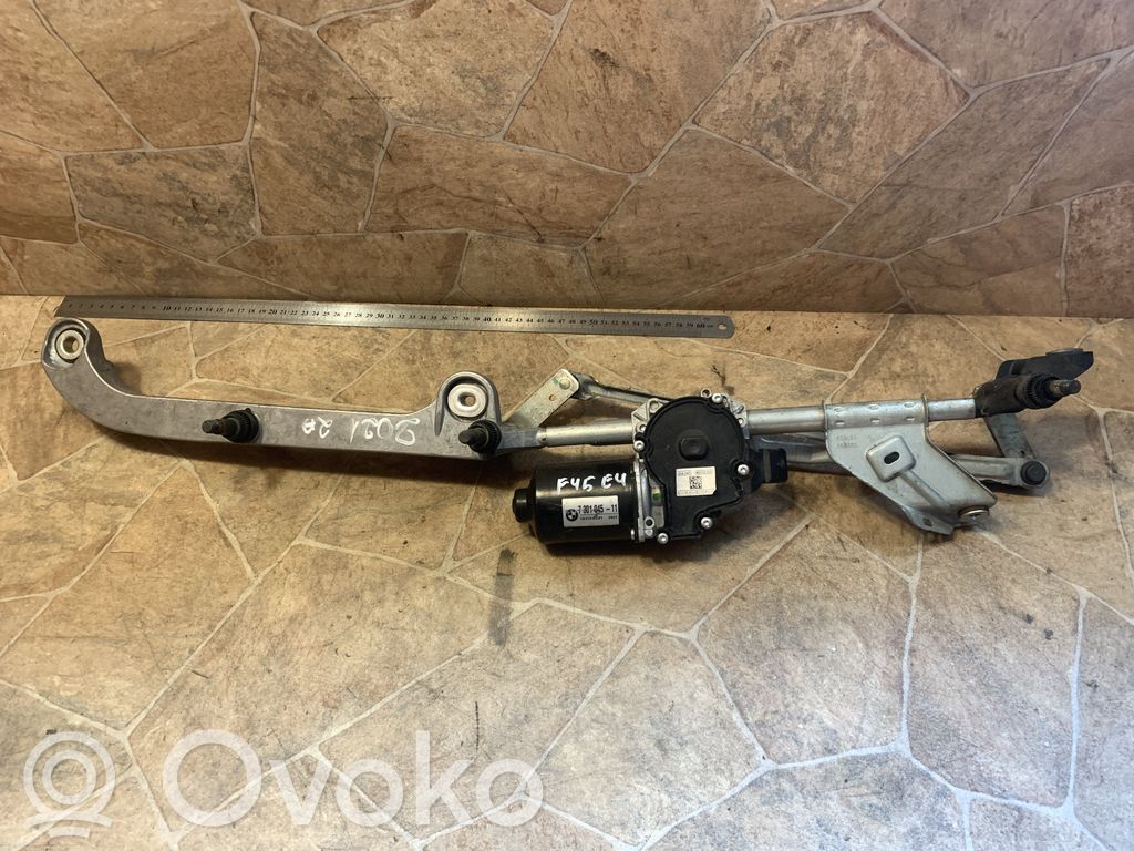 BMW 2 F45 Mechanizm i silniczek wycieraczek szyby przedniej / czołowej 