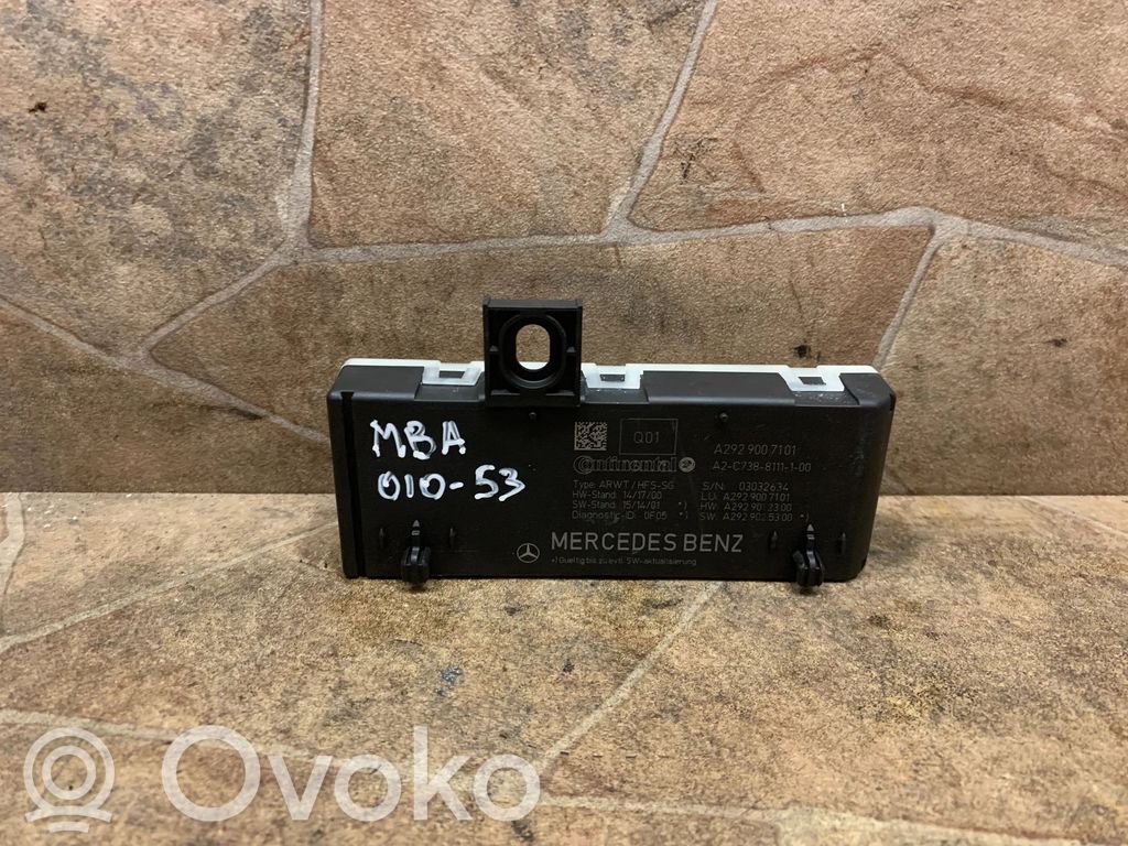Mercedes-Benz GLE (W166 - C292) Sterownik / Moduł elektrycznej klapy tylnej / bagażnika 