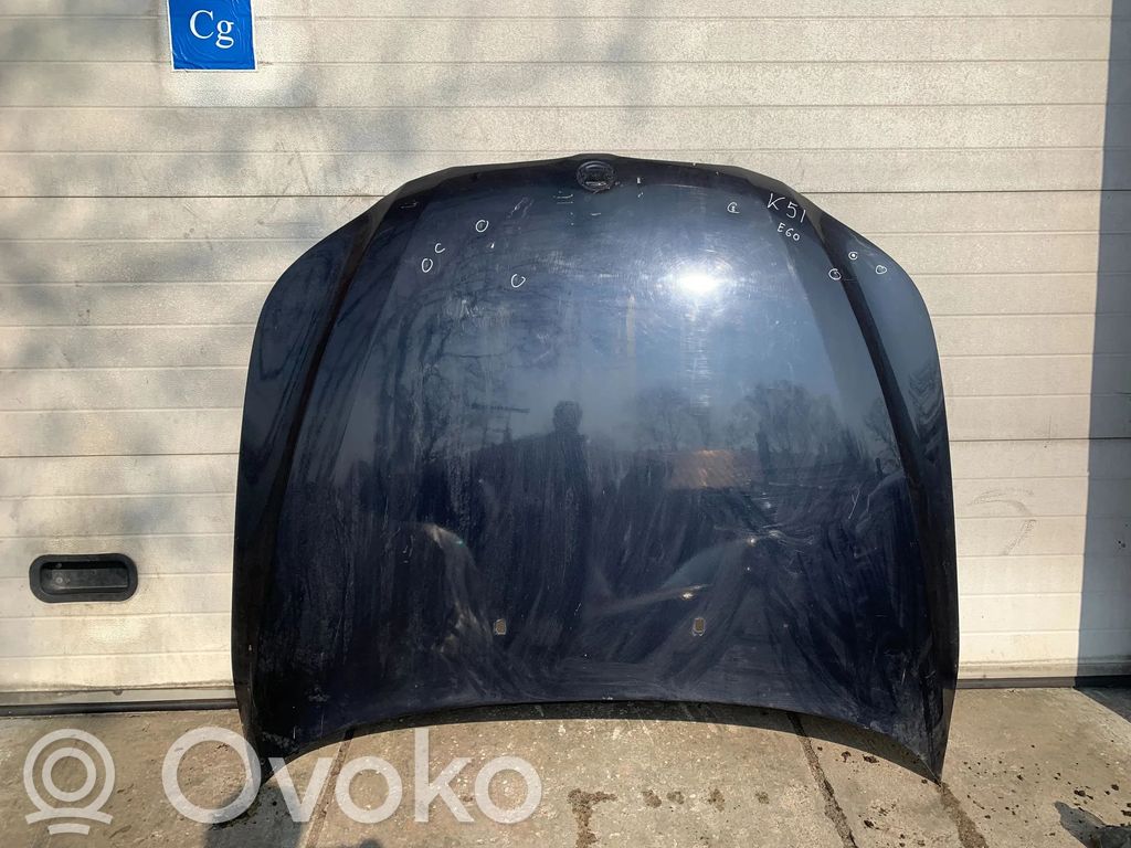 BMW 5 E60 E61 Dzinēja pārsegs (vāks) 
