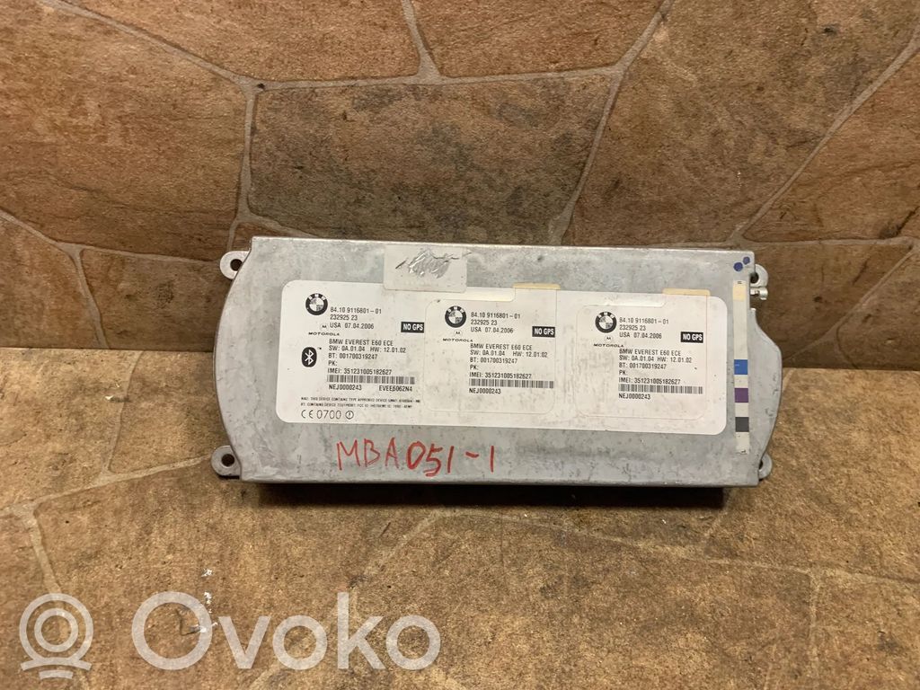 BMW 5 E60 E61 Bluetooth modulis 