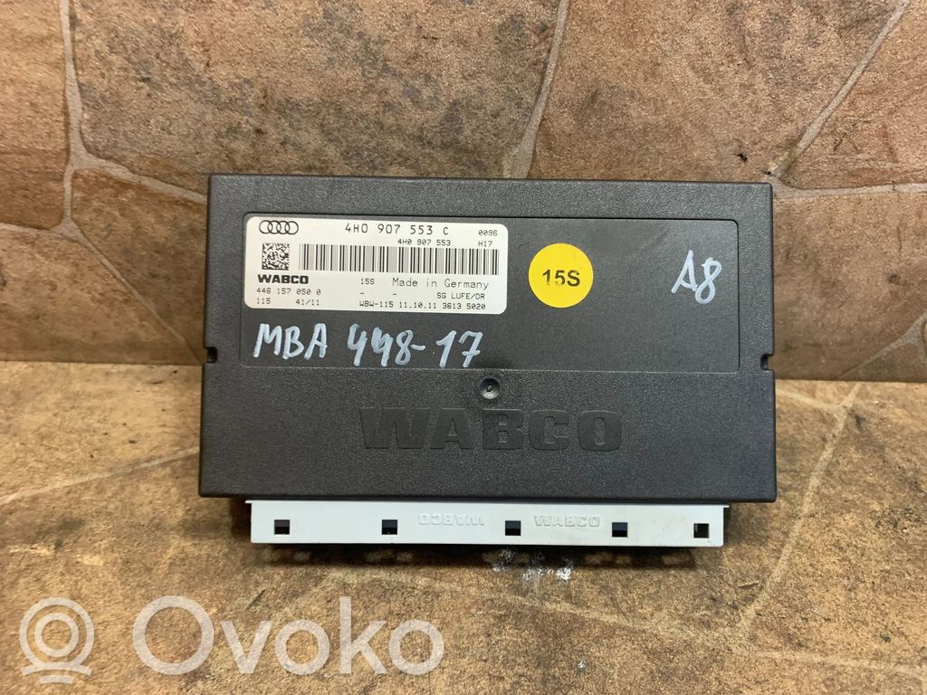 Audi A8 S8 D4 4H Module de commande suspension pneumatique arrière 