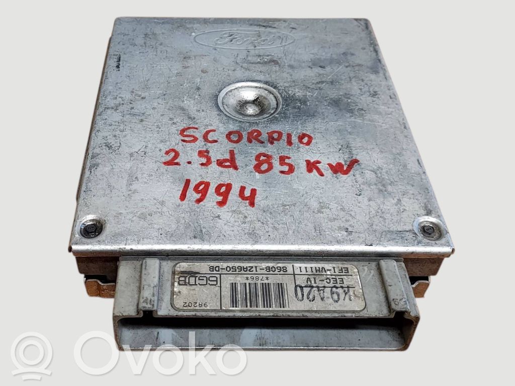 Engine control unit/module   86GB12A650DB,K9A20,EECIV,6GDB,9A202,EFIVM111
