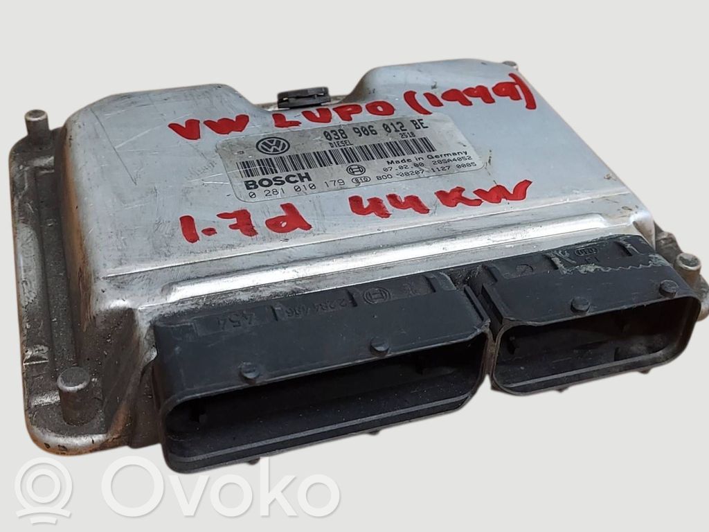 Engine control unit/module   038906012BE,0281010189,2518,28SA4052