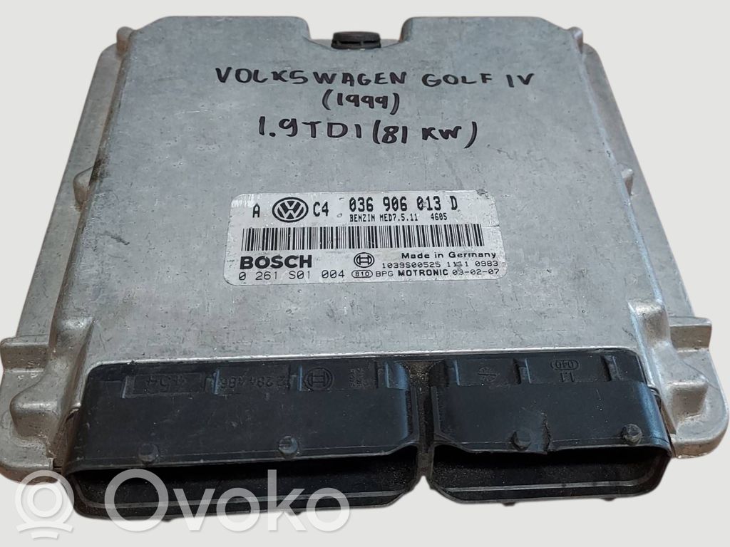 Volkswagen Golf IV Engine control unit/module 