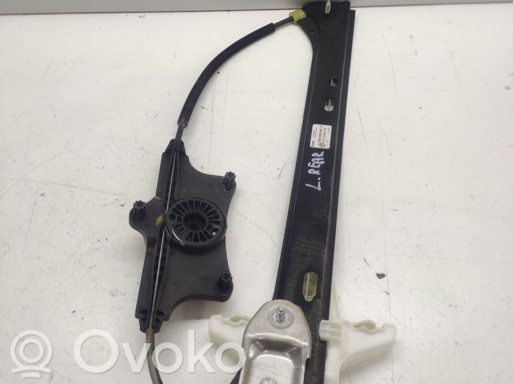 Mechanizm podnoszenia szyby tylnej bez silnika   3G9839461A