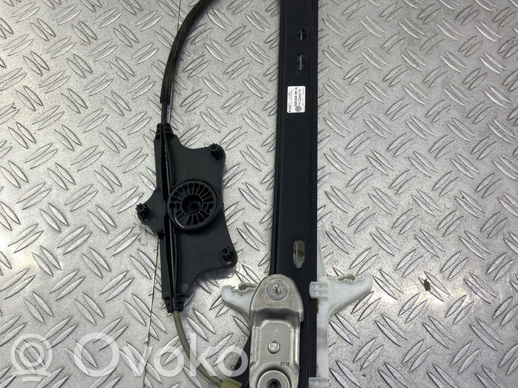 Volkswagen PASSAT B8 Mechanizm podnoszenia szyby tylnej bez silnika 