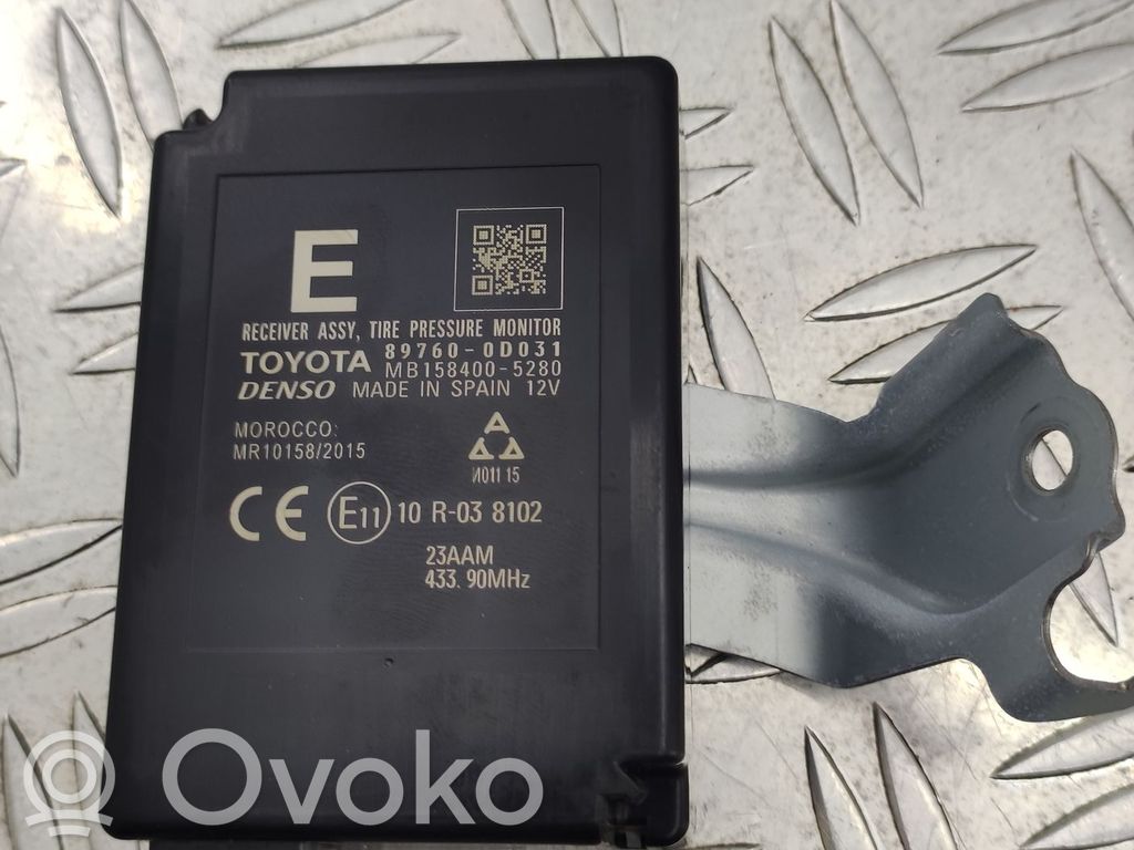 Toyota Yaris Tire pressure control unit 