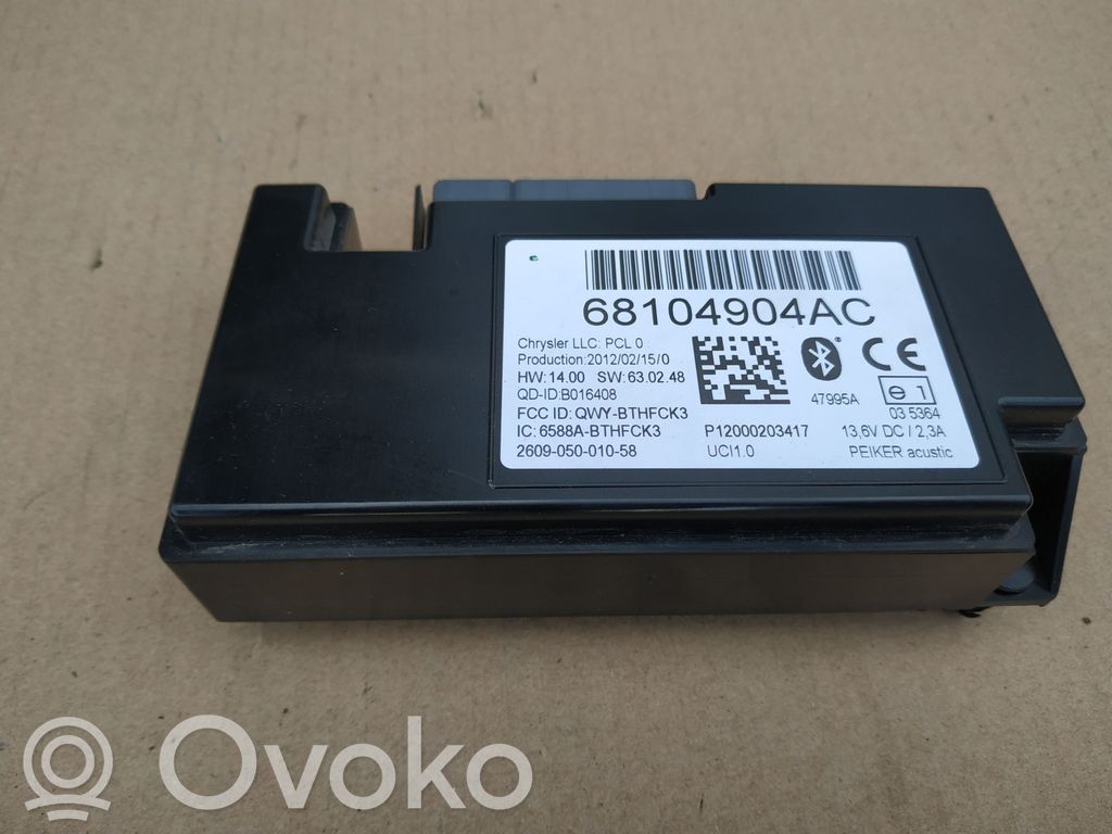Bluetooth control unit module   68104904AC,68104904AC
