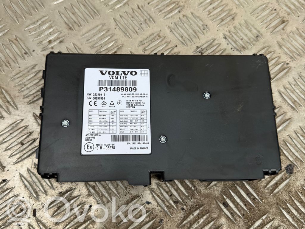 Volvo XC60 Camera control unit module 