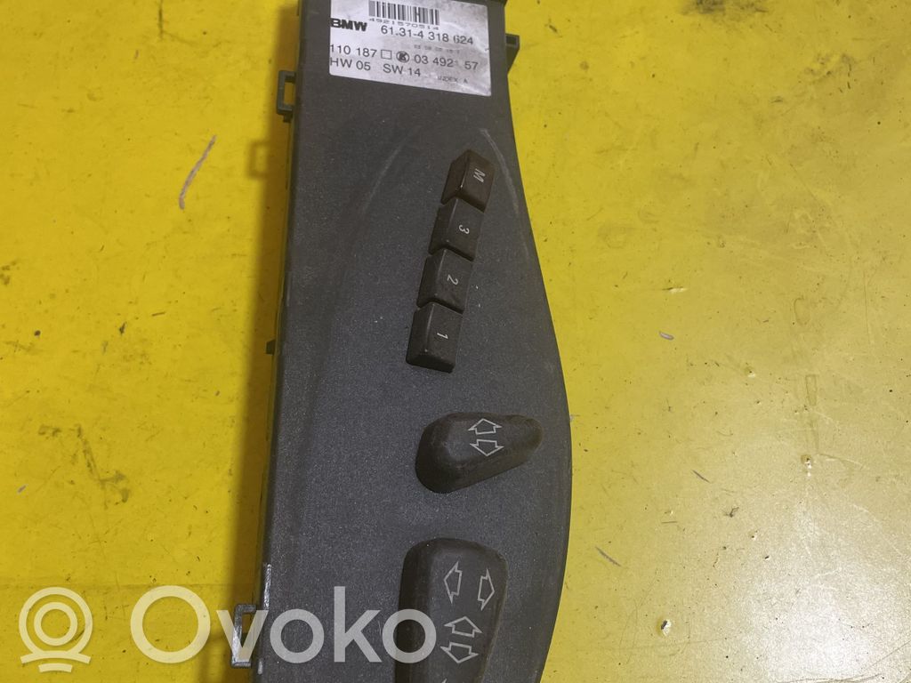 BMW 7 E65 E66 Interruptor de control del asiento 