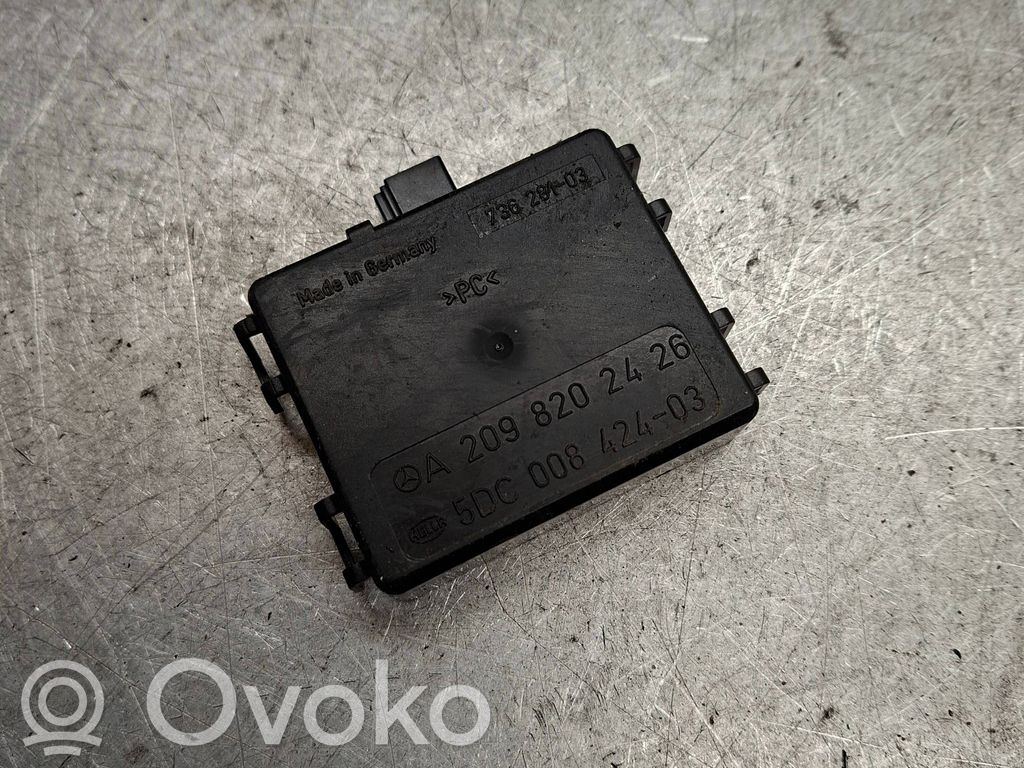 Mercedes-Benz CLK A209 C209 Sensor de luz solar 