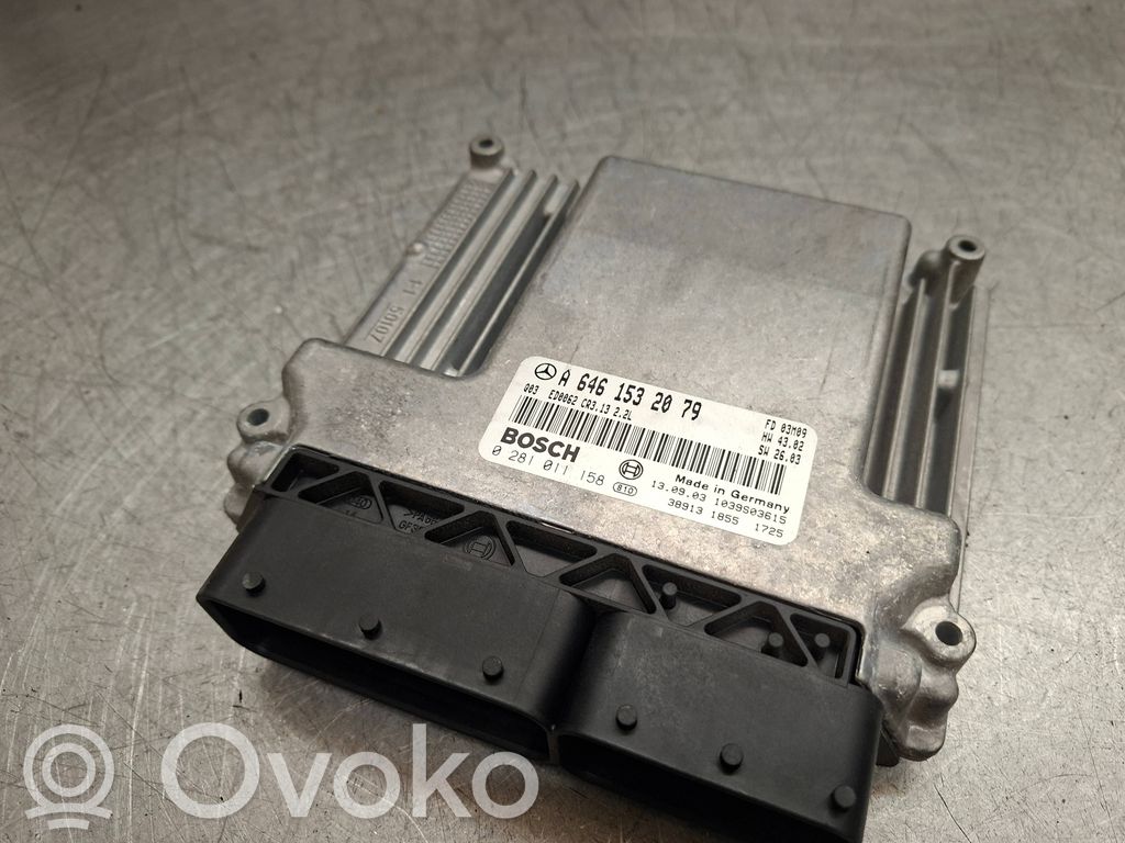 Engine control unit/module   A6461532079,1039S03615,0281011158
