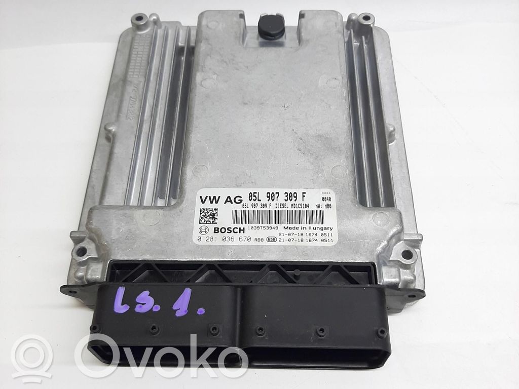 Volkswagen Transporter - Caravelle T6 Komputer / Sterownik ECU silnika 