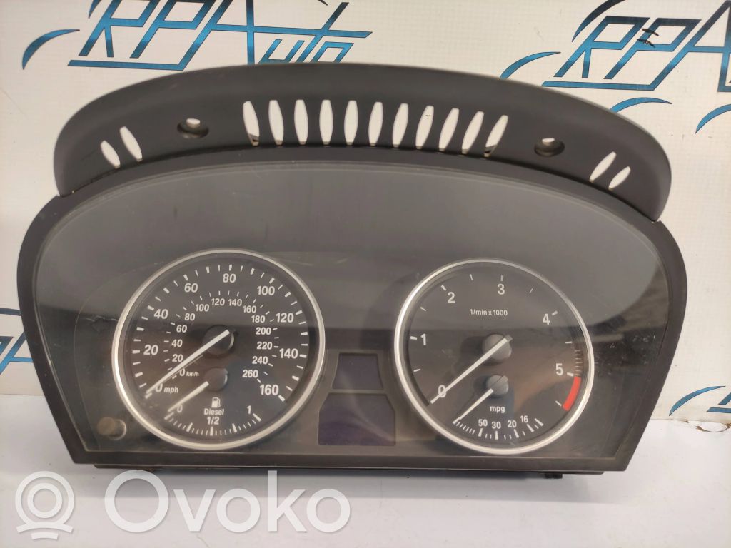 BMW 5 E60 E61 Speedometer (instrument cluster) 