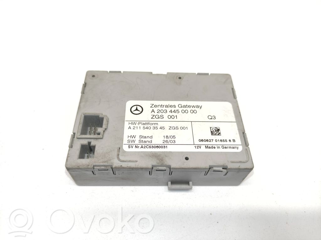 Mercedes-Benz C W203 Module de passerelle 