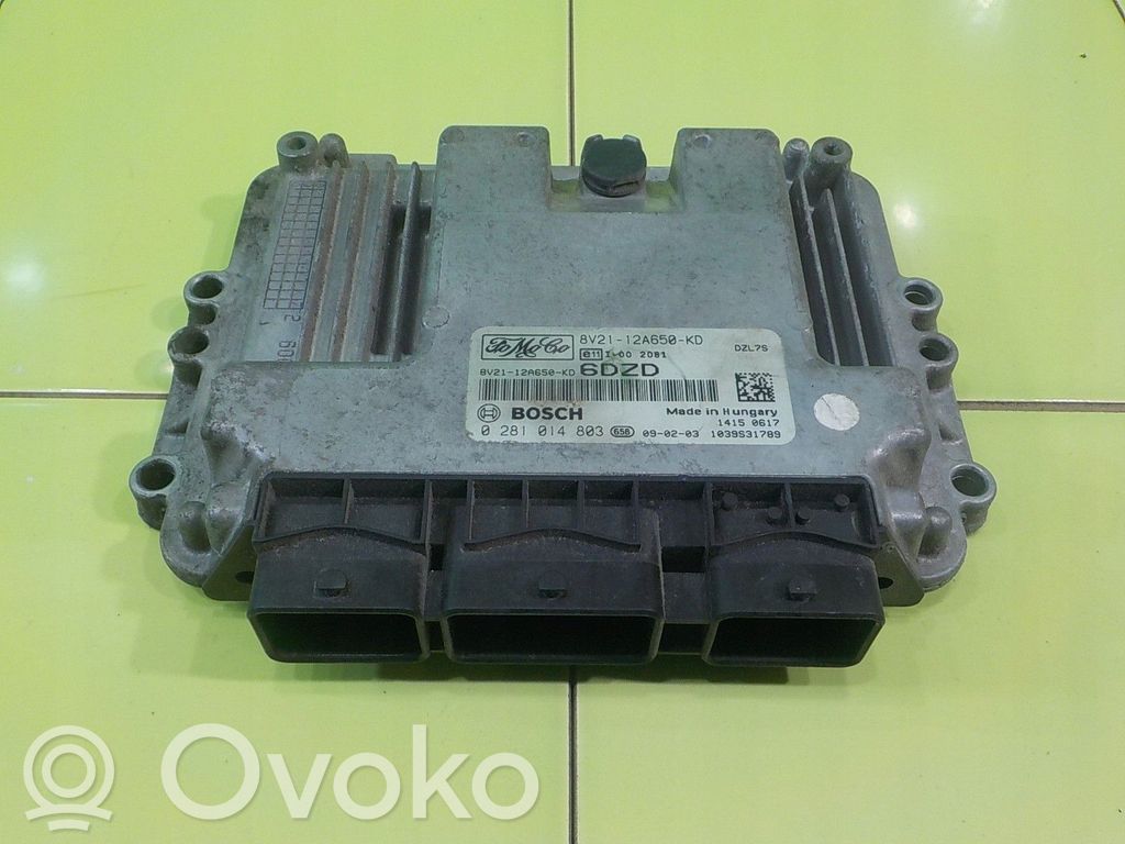 Engine control unit/module   8V2112A650KD,0281014803,12A650,17AB96,8V21,8V2112A650KD,KD