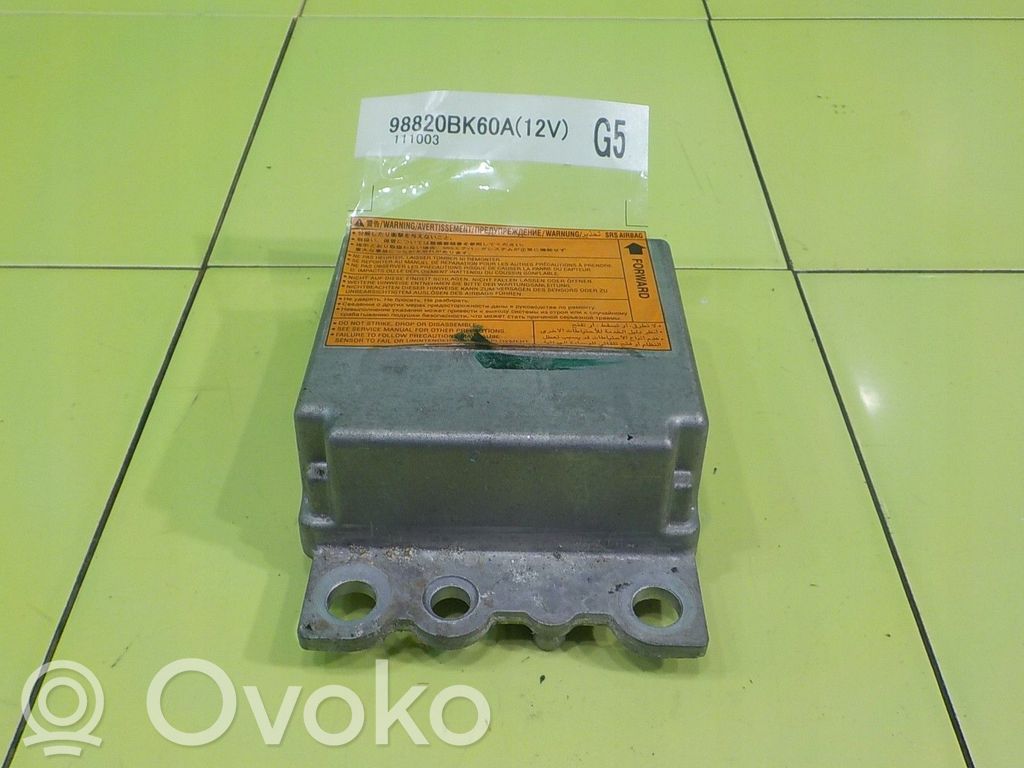 Nissan Qashqai+2 Airbag control unit/module 