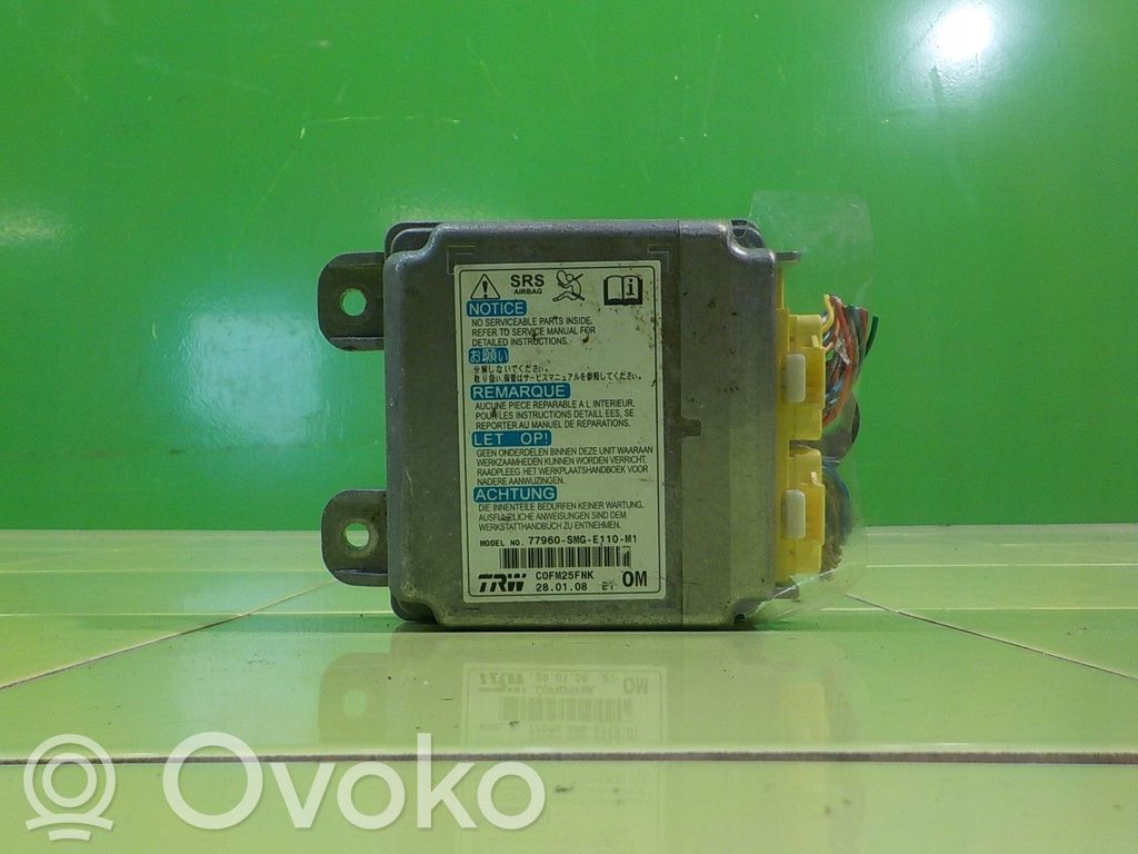Honda Civic Airbag control unit/module 