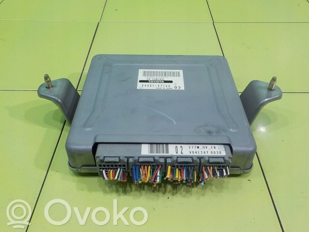 Toyota Prius (XW20) Other control units/modules 