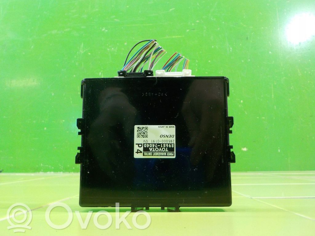 Toyota iQ Module de contrôle carrosserie centrale 
