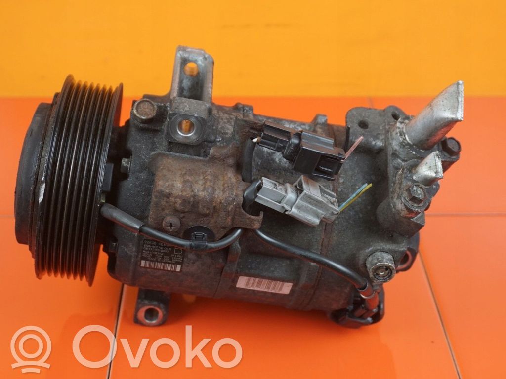 Nissan Qashqai Kompresor / Sprężarka klimatyzacji A/C 