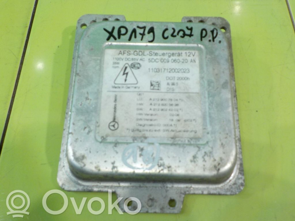Mercedes-Benz E C207 W207 Module de contrôle de ballast LED 