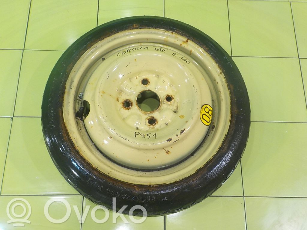 Toyota Corolla E110 R14 spare wheel